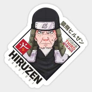 Hiruzen Sticker